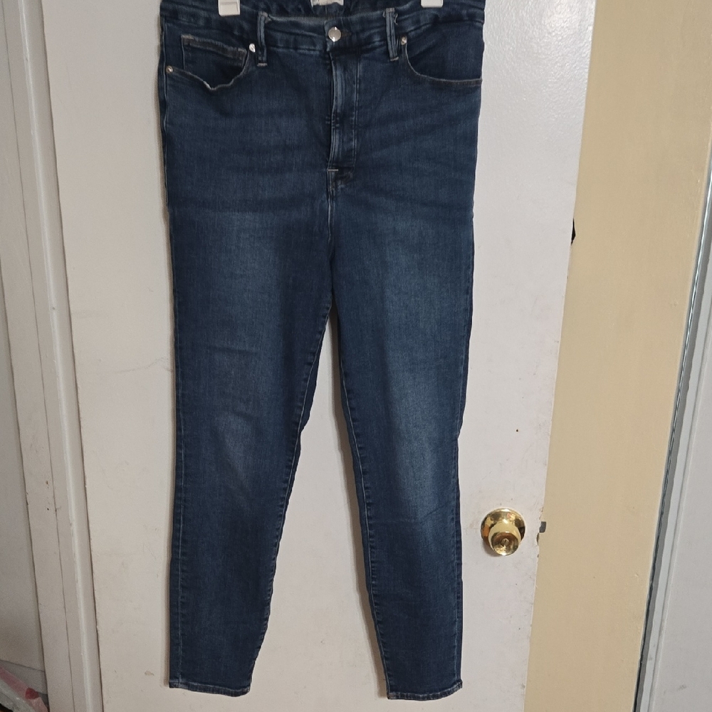 Good American Dark Blue Skinny Jeans